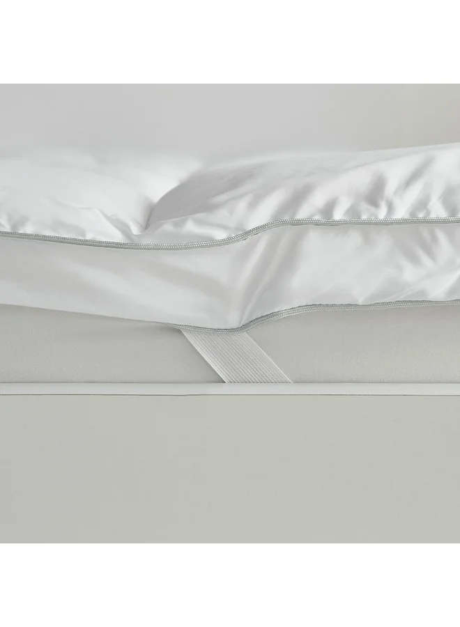 Home Box MicroFresh 300TC Soft Microfiber Single Mattress Topper 200 x 6 x 90 cm