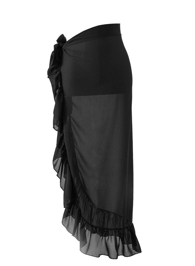 HAWAWA Women's Beach Swimsuit Cover Ups Bikini Wrap Chiffon Sarong Summer Shawl Pareo Skirt for Swimwear - Image 1