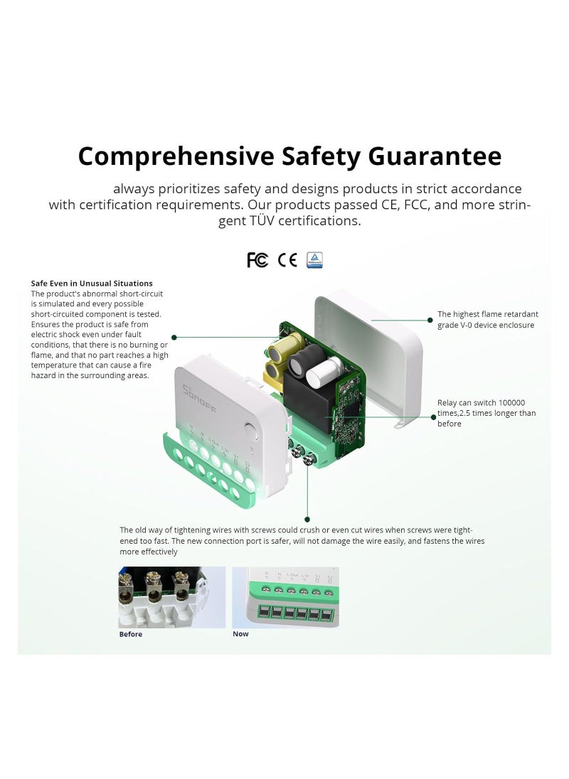 Mini Smart Switch Universal Diy Module for Smart Home Automation Solution, Compatible with Alexa And Google Home Assistant, App Control and Multi-Device Management, Fit for Zigbee Devices  - Image 5