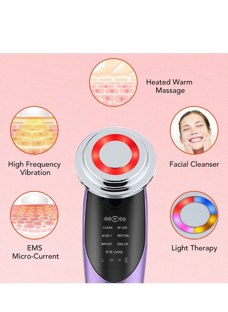 7 in 1 Face Lift Devices Skin Rejuvenation Facial Massager Light Therapy Anti Aging Wrinkle Beauty Apparatus - Image 2