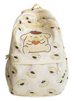 Beauenty Pom Pom Purin Schoolchildren Backpack Laptop Rucksack Backpack Schoolbag Cute Anime Backpack Girls Boys  - Image 1