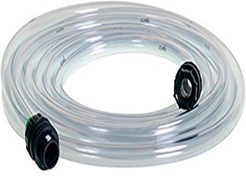 No Spill Clean and Fill Aquarium Gravel Tube Hose Extension, 20-Feet