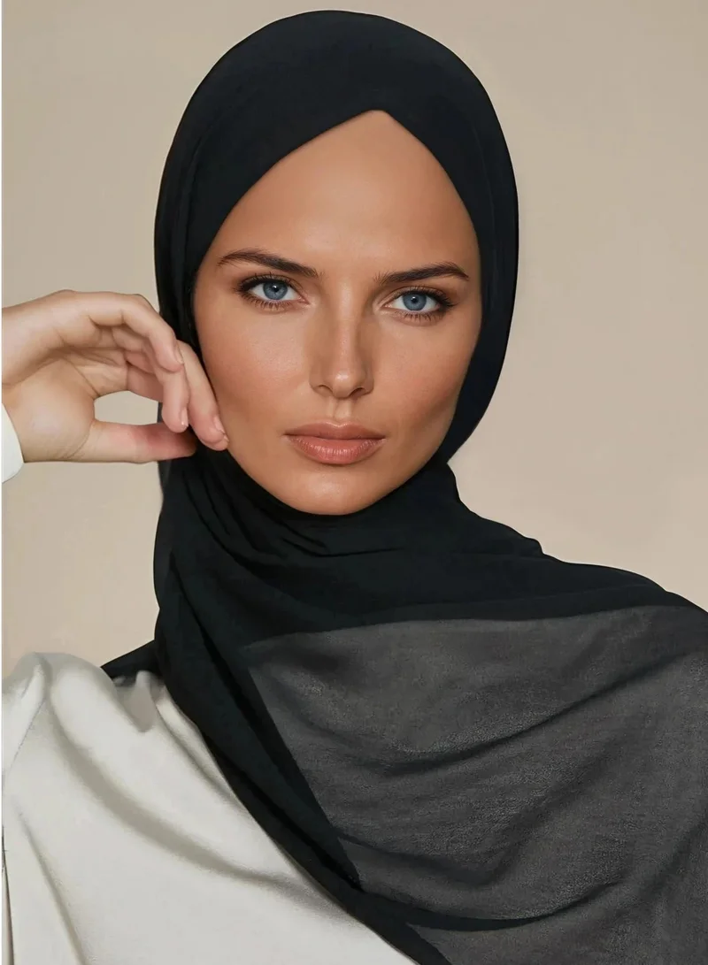 The Untitled Project The Willow Scarf - Bawal Black