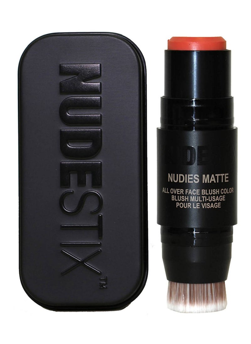 NUDESTIX - NUDESTIX Nudies Matte Blush & Bronze-Nude Peach, 7g - Image 1