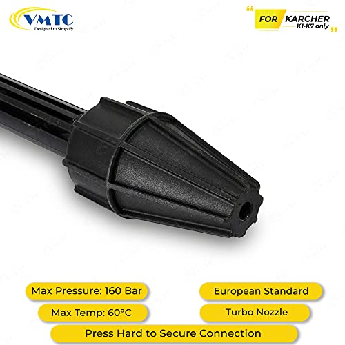 VMTC 4-in-1 Multi Power Jet Nozzle Lance Compatible with Karcher Pressure Washer K1-K7 High-Pressure Car Washer Accessory (Detergent Nozzle, Flat Nozzle, Jet Nozzle, Turbo Nozzle) - Image 5