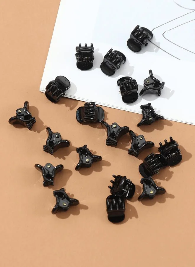 تايك تو Pack of 20 - Black Mini Hair Clips