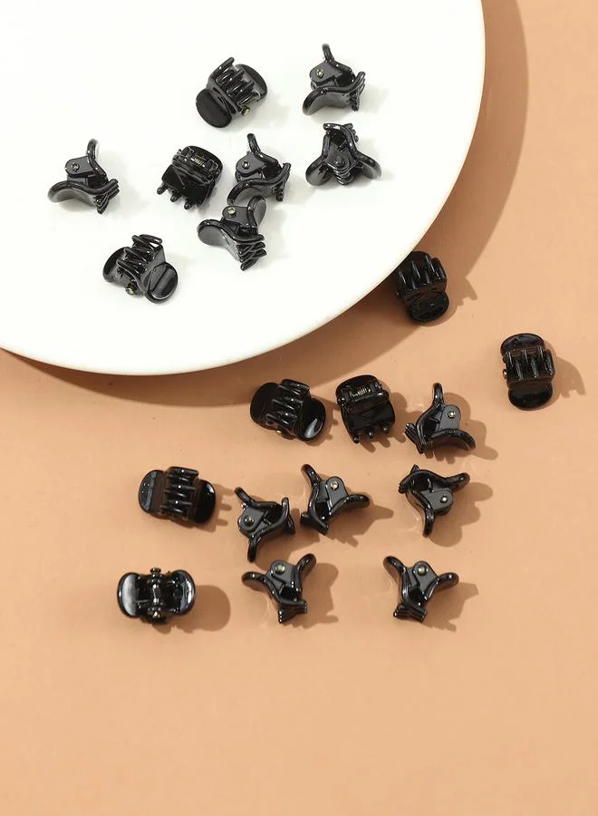 تايك تو Pack of 20 - Black Mini Hair Clips