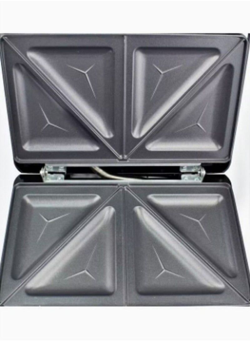 sokany 3-In-1 Electric Sandwich Maker 750 W KJ-303 Silver/Black  - Image 3