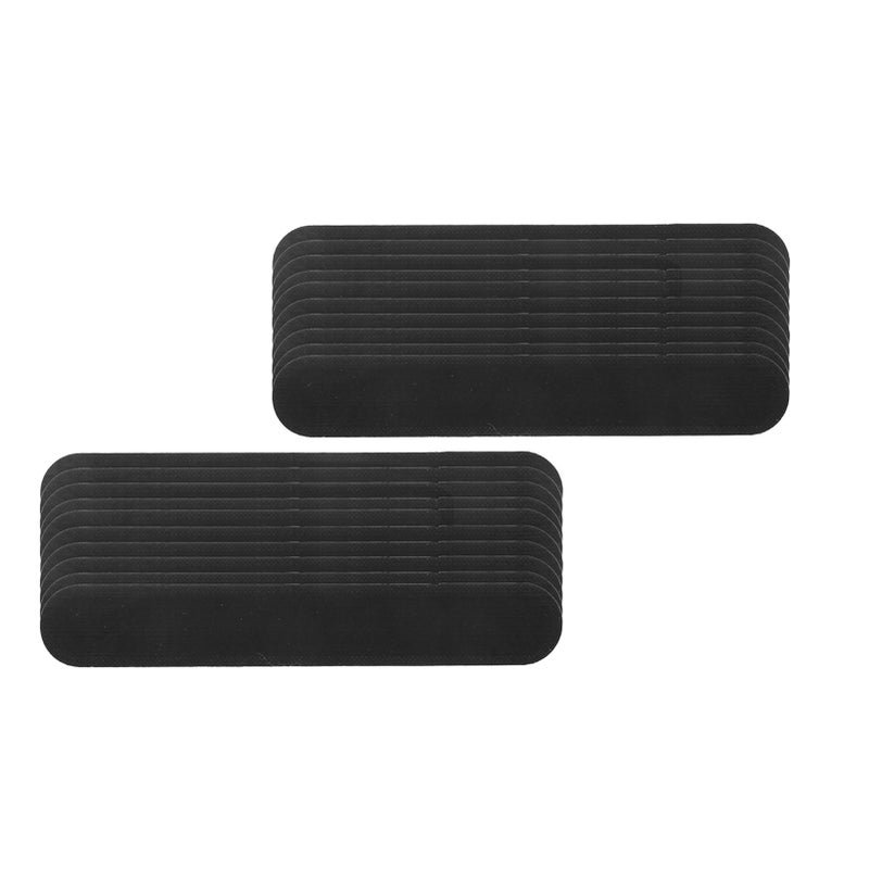 20pcs Collar Sweat Pads Disposable Hat Collar Sweat Stains SelfAdhesive Neck Liner Pads(Black ) - Image 4