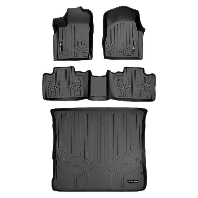 MAXLINER Floor Mats 2 Rows and Cargo Liner Set for 20132015 Jeep Grand Cherokee