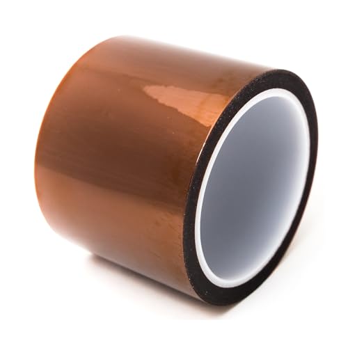 Bertech High-Temperature Polyimide Masking Tape, 1 Mil Thick, 3 Inch x 36 Yards - UL Recognized - Image 2