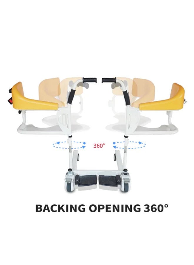 Gilani Mobility Transfer Commode and Over Toilet Wheelchair - Image 4