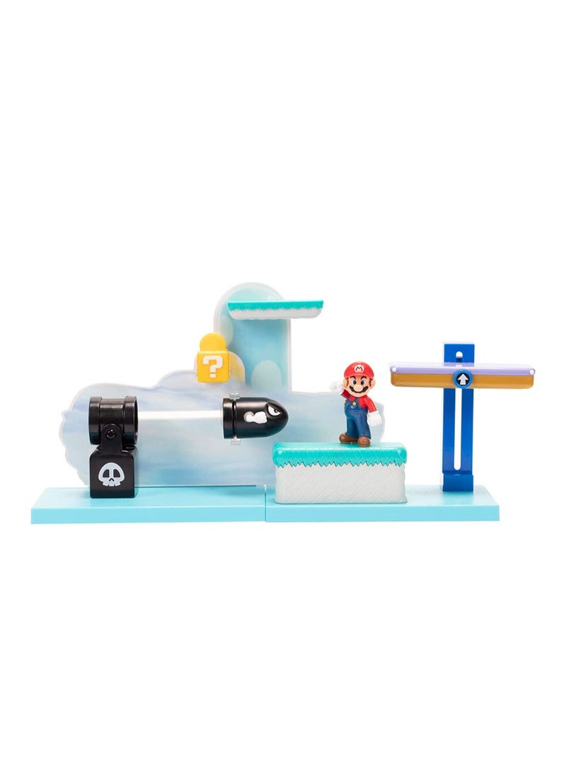 Jakks Super Mario Nintendo 2.5 Inches Switchback Hill Playset  - Image 1