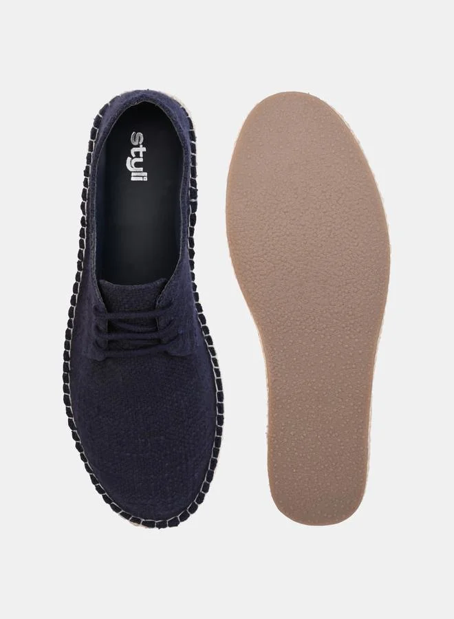 Styli Styli Lace Up Chunky Sole Espadrilles