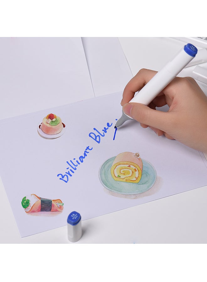 مجموعة أقلام ماركر برأس مزدوج مكونة من 30 قطعة متعدد الألوان - Image 3