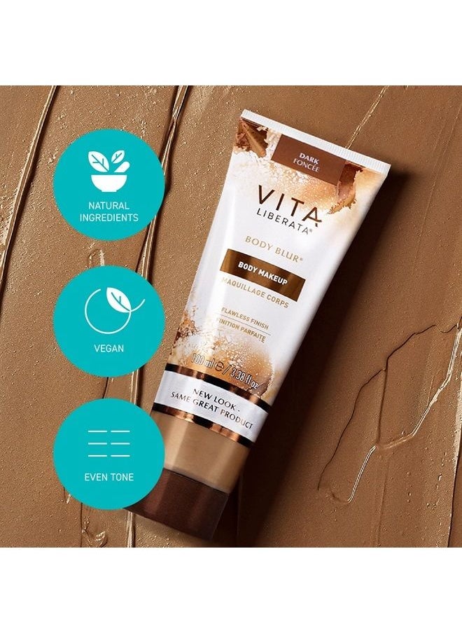 Vita Liberata Body Blur, Leg and Body Makeup. Skin Perfecting Body Foundation for Flawless Bronze, Easy Application, Radiant Glow, Evens Skin Tone,  New Packaging  - Image 2