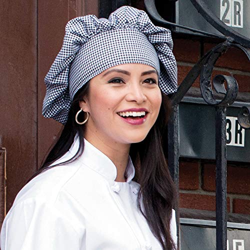 Uncommon Threads Unisex Twill Chef Hat, Black, One Size - Image 4
