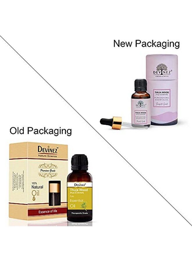 Devinez Thuja Wood Essential Oil 100% Pure Natural & Undiluted 10Ml In Glass Bottle - Image 3
