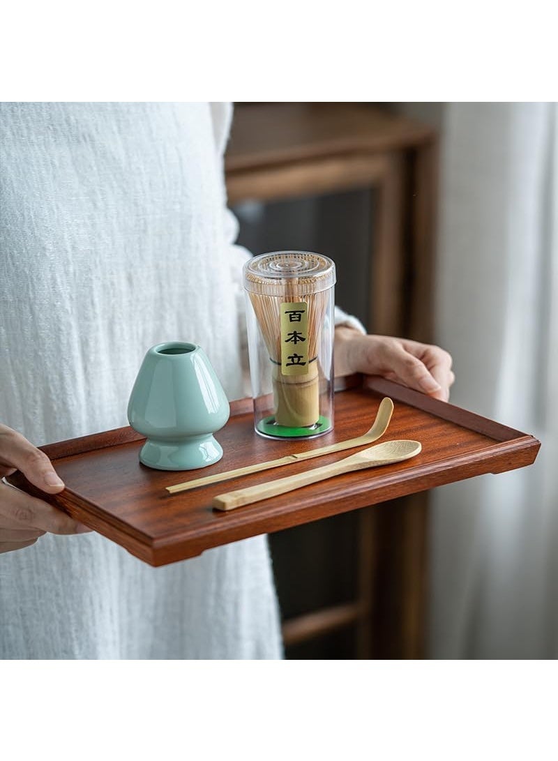 Flavoma Japanese Handmade Bamboo Matcha Whisk Sets of 2 (Delicate Match Brush Japanese Style) + Traditional Scoop (Chashaku), The Perfect Set to Prepare a Traditional Cup of Matcha. - Image 4