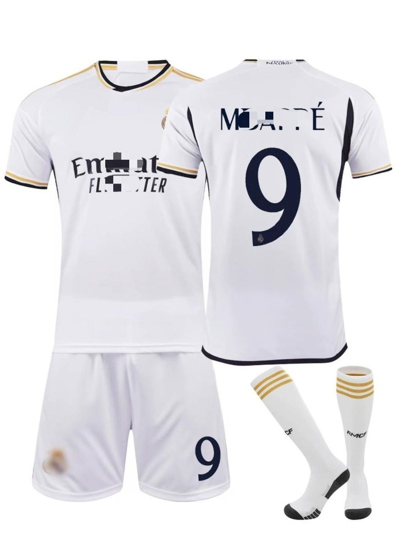 general Kids Football Jersey Set, No.9 Football Soccer Jersey, Football Soccer Jersey Tracksuits Kit for Kids Youth 26 Yard - Image 1