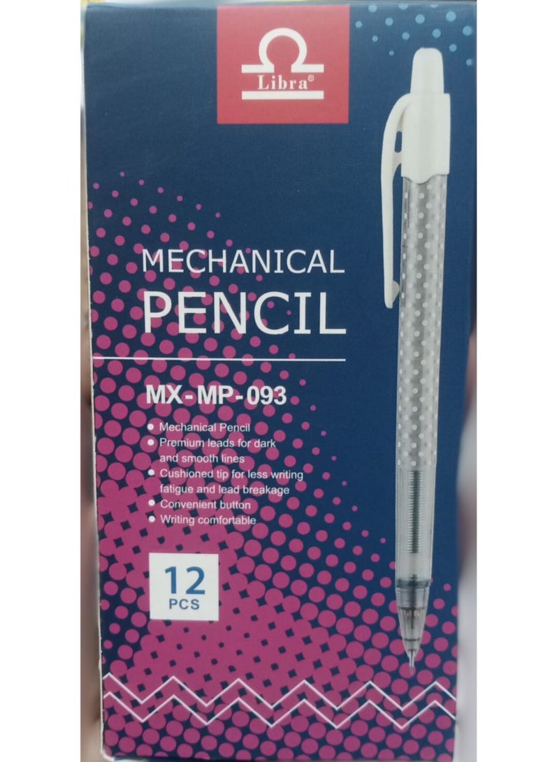 ليبرا قلم رصاص ميكانيكي (12) قطعة أسود
