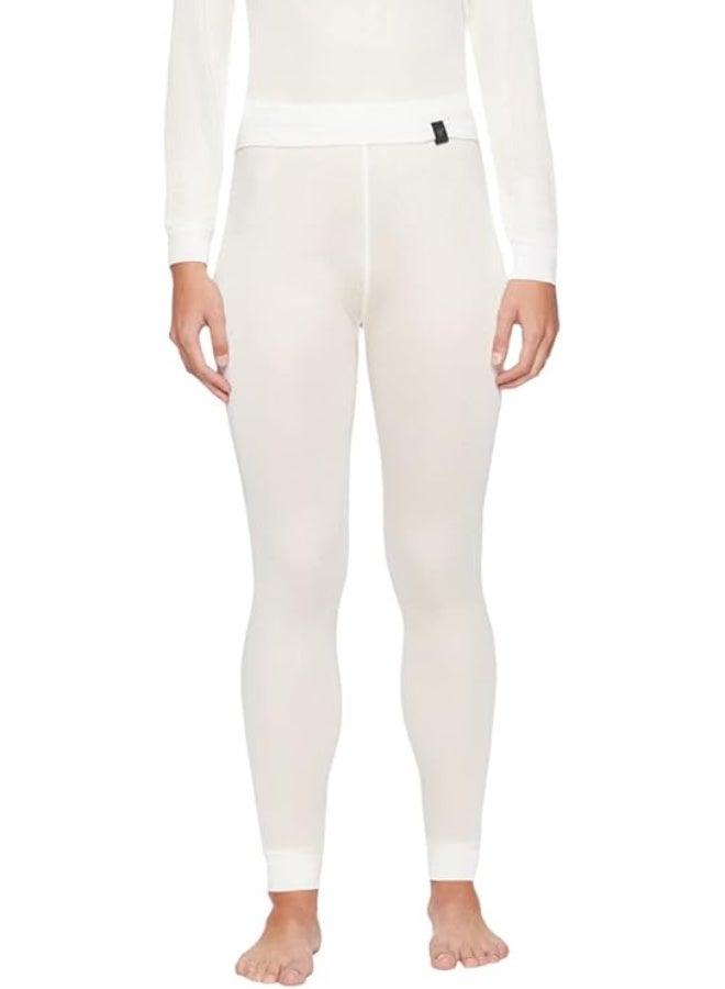 Terramar Terramar Women's Thermasilk Pointelle Pant Natural large