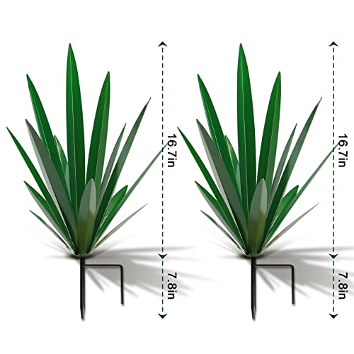 Homight Metal Tequila Country Sculpture DIY Tequila Plant Home Decor Country Tequila Garden Ornament Indooutdoor Statuette Patio Lawn Patio Stake Decoration Gift to The Garden - Image 3