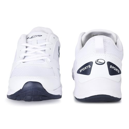 Lancer Mens WONDER-6WHT-NBL1 White Running Shoe - Image 4