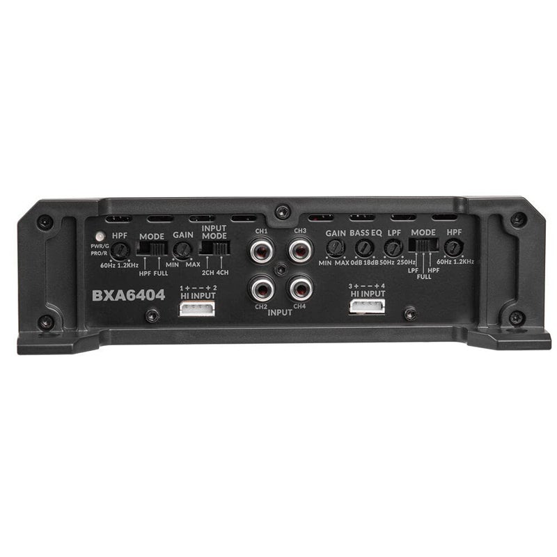 Belva BXA6404 640W Peak BX-Series 2-Ohm Stable Class-A/B 4-Channel Car Audio MOSFET Amplifier - Image 4