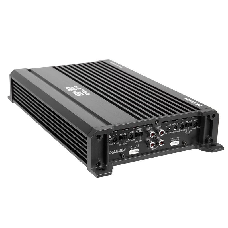 Belva BXA6404 640W Peak BX-Series 2-Ohm Stable Class-A/B 4-Channel Car Audio MOSFET Amplifier - Image 3