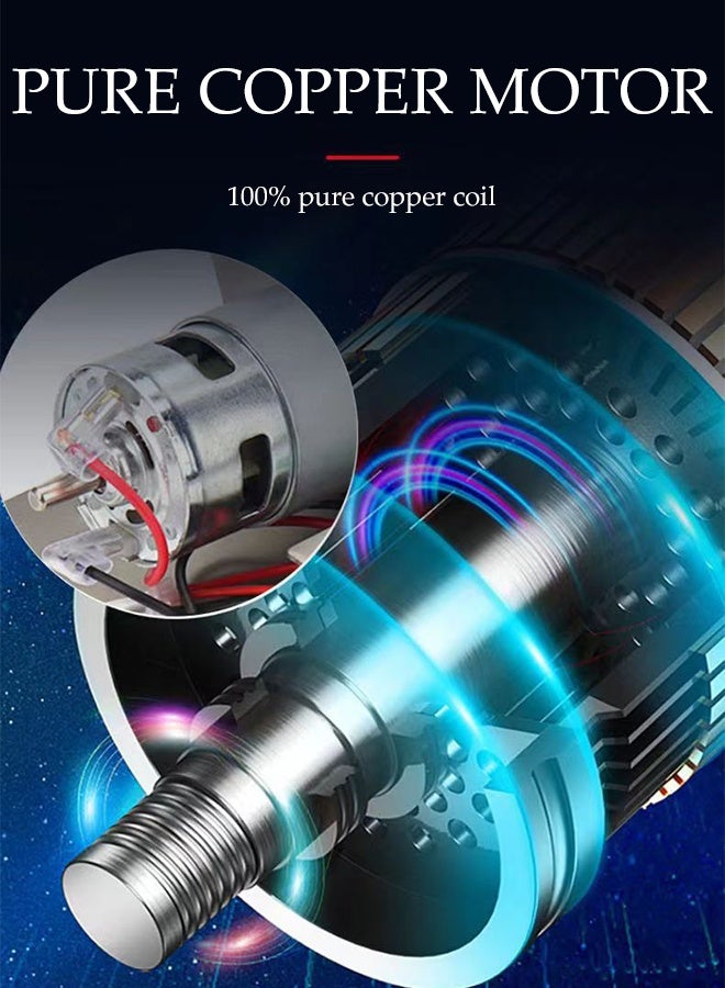 DUNISO Mini Belt Sander,with 10 Pcs 30×330mm Sanding Belts,7 Adjustable Speed,Multifunctional Electric Bench Grinder for Derusting Stripping Paint Polishing - Image 3