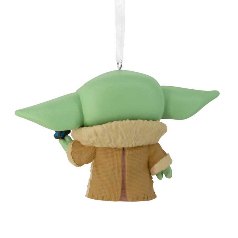 Hallmark Star Wars: The Mandalorian Grogu with Butterfly Funko POP! Christmas Ornament - Image 2