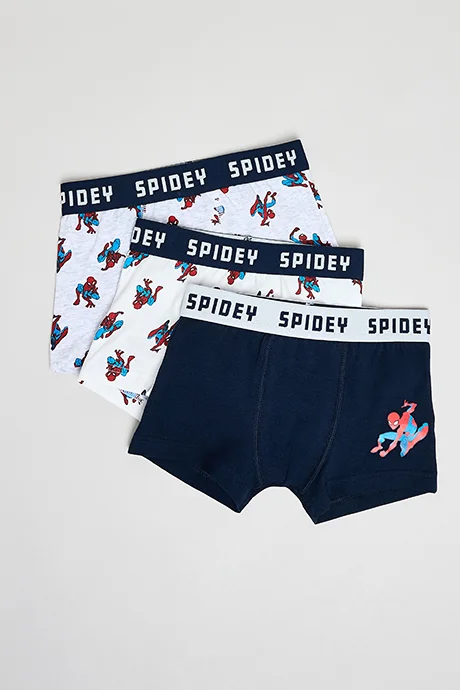 أر أند بي 3 Pack Spider-Man Print Boxers