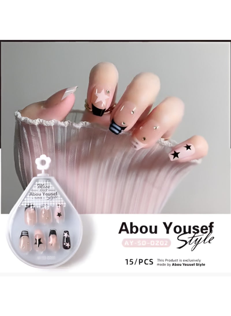 ابو يوسف ستايل ابو يوسف ستايل ميس جولي AY-SD-DZ02 أظافر صناعية  - Image 4