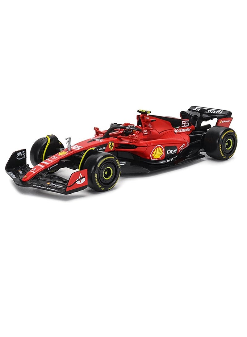 1/18 F1 2023 SFR SF23 16# Charles Leclerc Scuderia SF23 55# Carlos Sainz alloy die-cast car model (1/18 SF23 55#) - Image 1