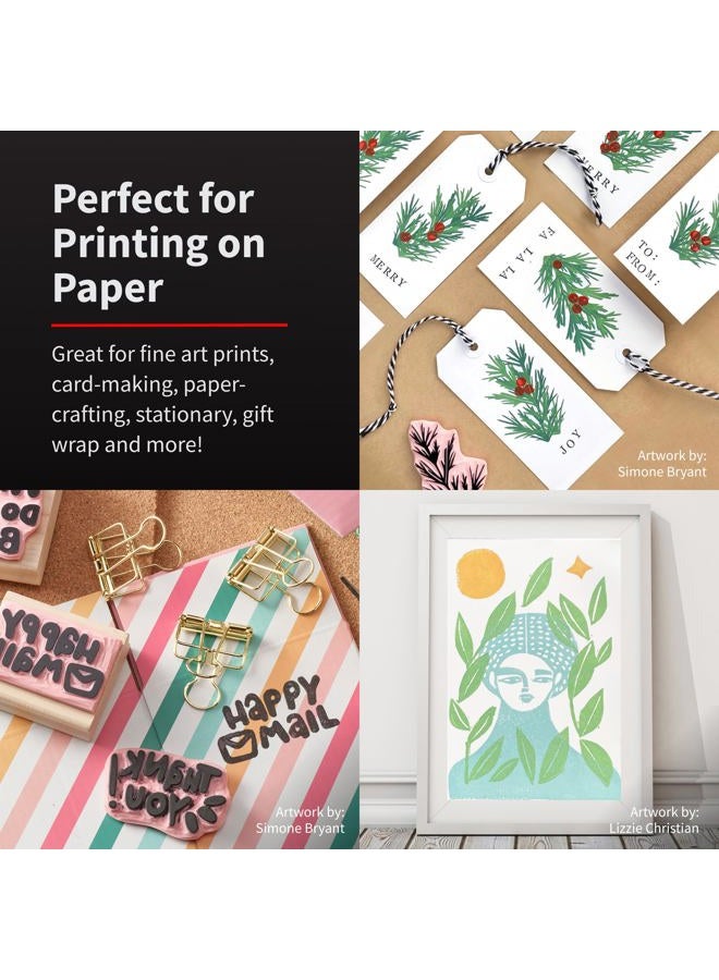 Speedball 75Ml 2.5Oz Water-Soluble Block Ink Black, For Printing, Lino Screen Artists Kit - Image 3