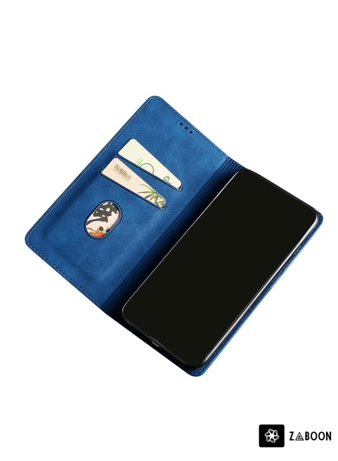 Zaboon Protective Case For Honor X40 Cow Texture Magnetic Horizontal Flip Leather - Image 4