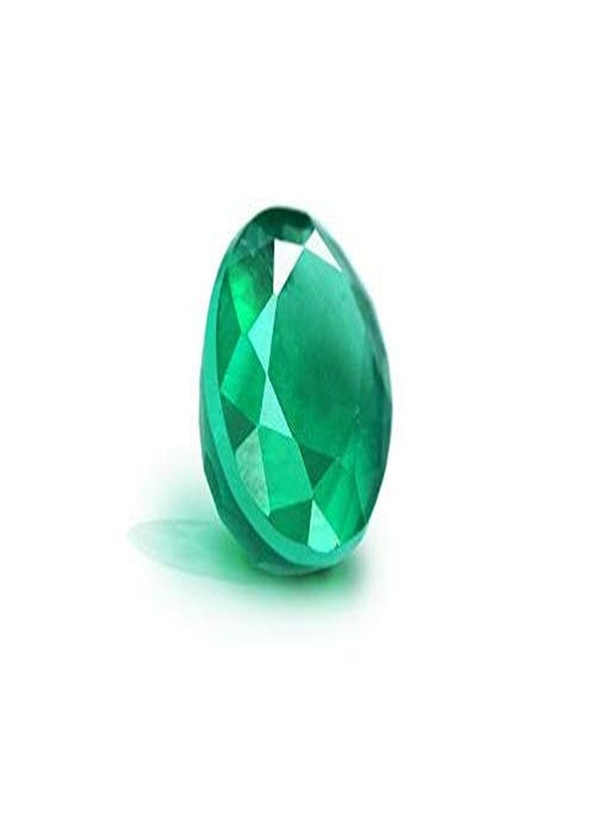 GEMS RIVER Astrologer Certified 13.00 Ratti Zambian Emerald/Panna Earth Mind Stone Natural Certified Original Loose Gemstone (K305) - Image 3