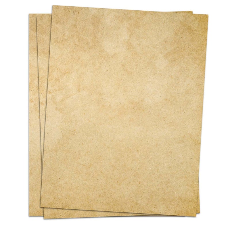 Cheericome Stationary Paper for Writing Letters - Vintage Antique Letterhead Paper, Letter Size Stationery Writing Paper, 50 Sheets Double-Sided Invitation/Decorative Printer Paper, 8.5" x 11" - Image 2