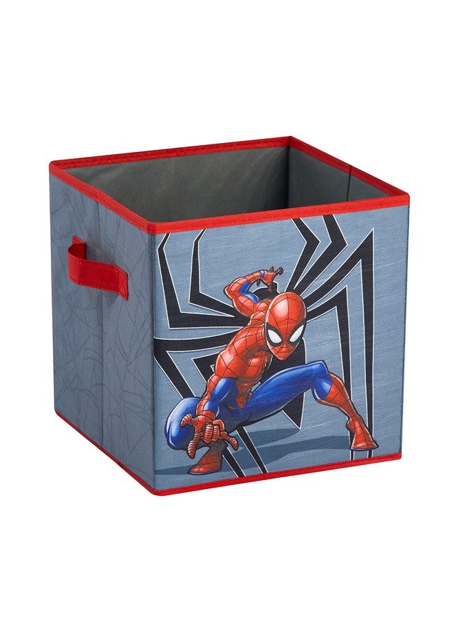 Idea Nuova Marvel Spiderman 4 Piece Collapsible Storage Solution Set With Pop Up Hamper, Collapsible Storage Trunk And 2 Collapsible Storage Cubes  - Image 4