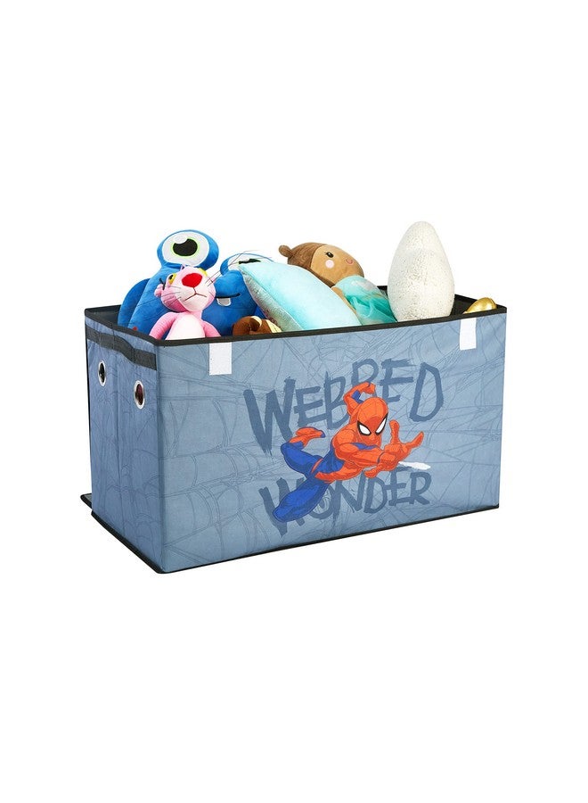 Idea Nuova Marvel Spiderman 4 Piece Collapsible Storage Solution Set With Pop Up Hamper, Collapsible Storage Trunk And 2 Collapsible Storage Cubes  - Image 3