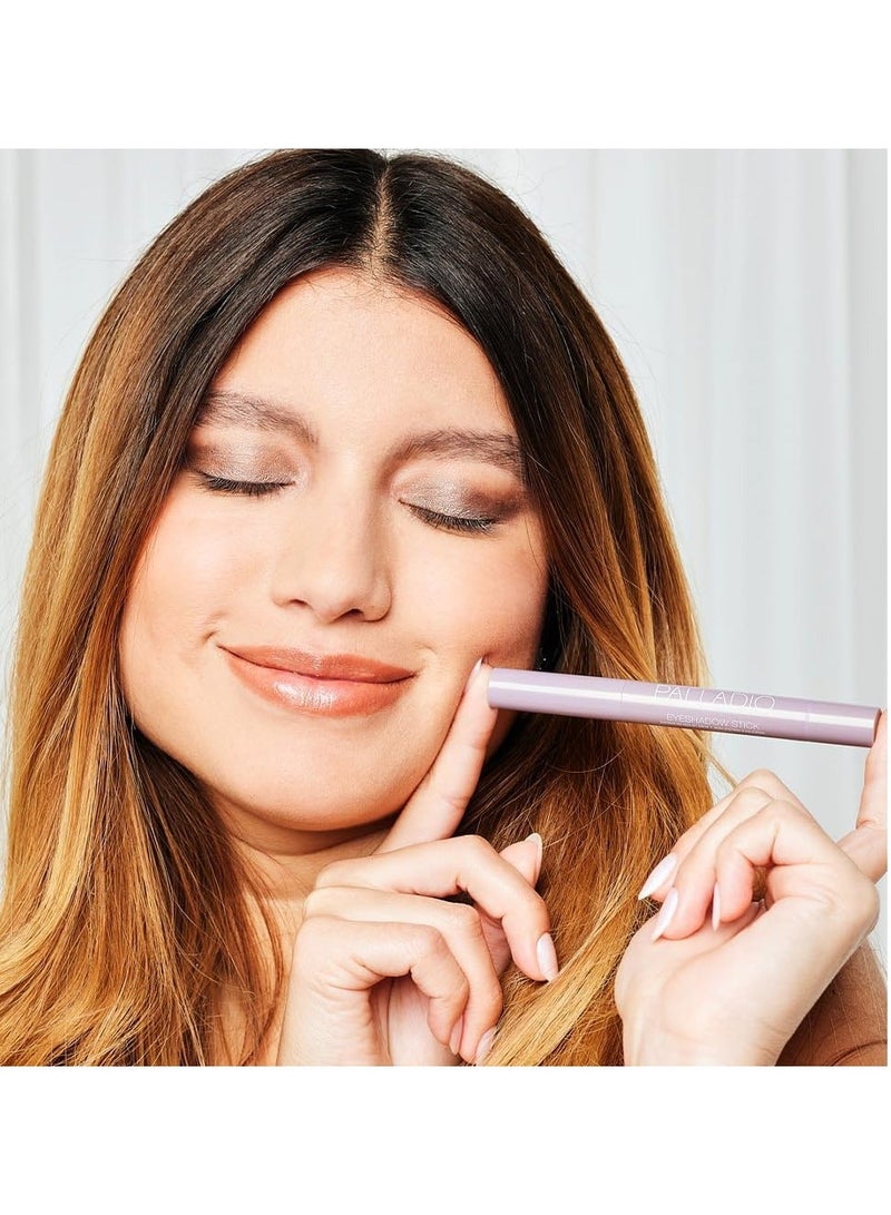 بالاديو قلم ظلال عيون مقاوم للماء مع إسفنجة دمج، طويل الأمد (سيلفر موف شيمر) - Image 5