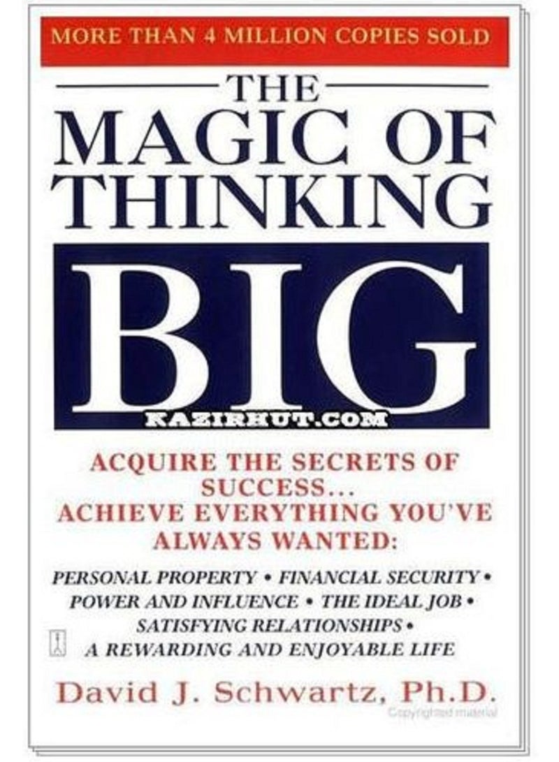 The Magic of Thinking Big by David J. Schwartz Paperback 