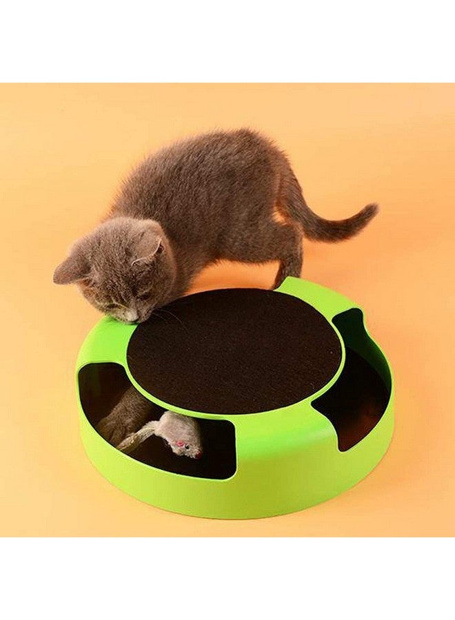 Generic Interactive Toys For Cats -Cat Plush Motion Mouse/Mice Scratching Pad Toy, Cat Scratcher Catnip Toy, Interactive Kitten Mice Toys For Engaging Playtime Pet-Friendly Toy  - Image 3