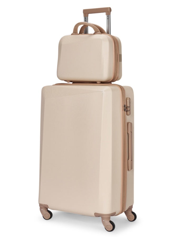 LIMRA Luggage set 4 pieces travel Bags with a distinctive design from limra Beige/Gold - Image 2
