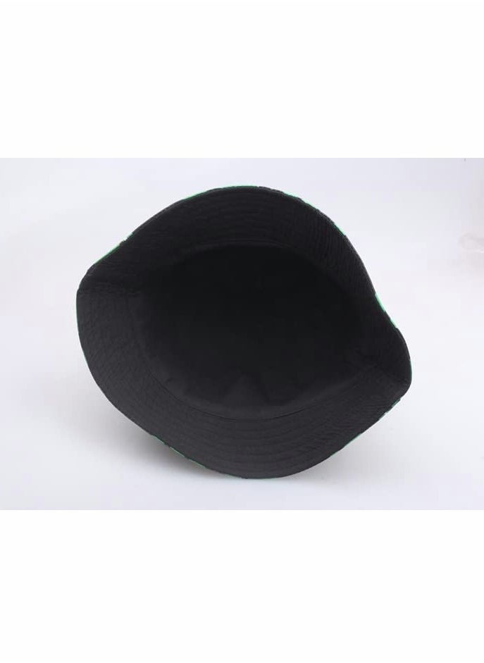 Excefore - Bucket Hat, Cartoon Cucumber Print Hat, Reversible Summer Sun Cap for Women Men Outdoor Travel - Image 1