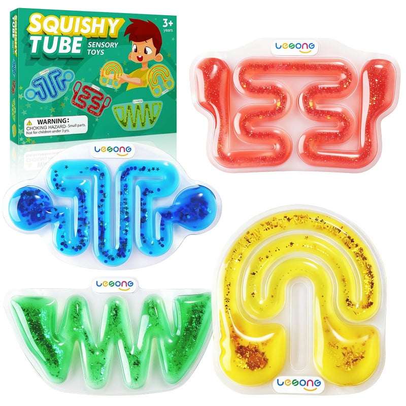 LESONG Squishy Sensory Fidget Toys for Kids - Sensory Toys for Kids with Autism, Quiet Fidgets for Classroom Students Autistic, Relief for Calm Down, Squeeze Sensory Maze Easter Basket for Boys Girls - Image 1