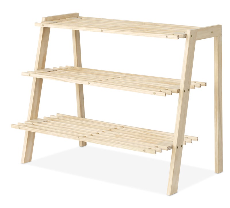 Whitmor 3Tier Wood Shoe Shelves