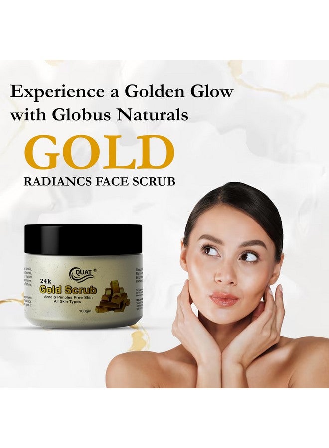 Quat Gold Face Scrub 100gm - Image 2