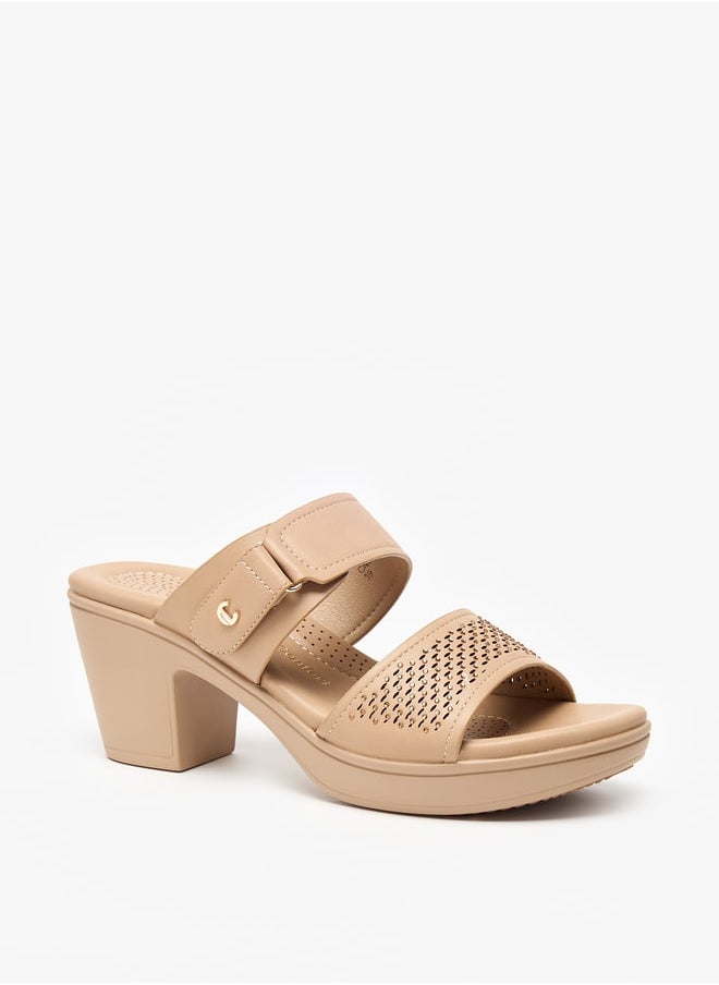 Le Confort - LE CONFORT SANDAL LAZER CUT BLING TWO PART EMBELLISHED SANDAL - Image 1